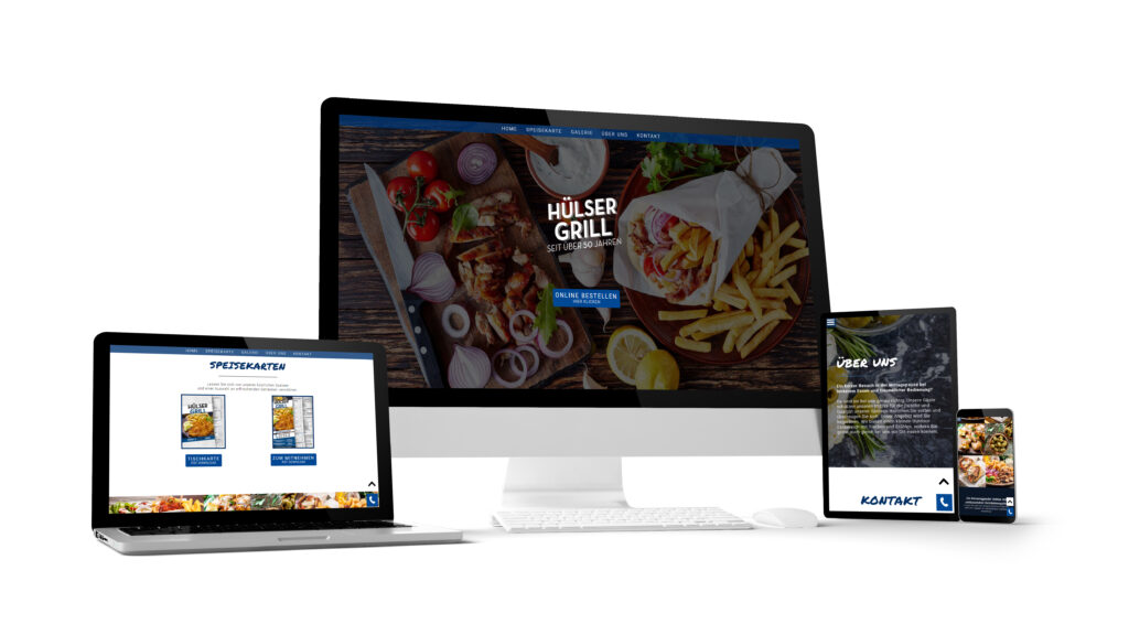Hülser Grill Website