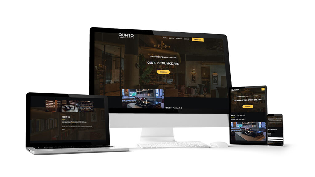 Qunto Lounge Webseite