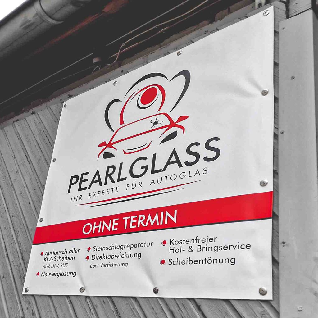 Pearlglass Bannerdruck
