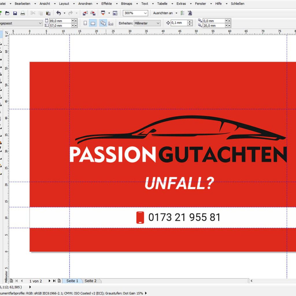 Passion Gutachten Design