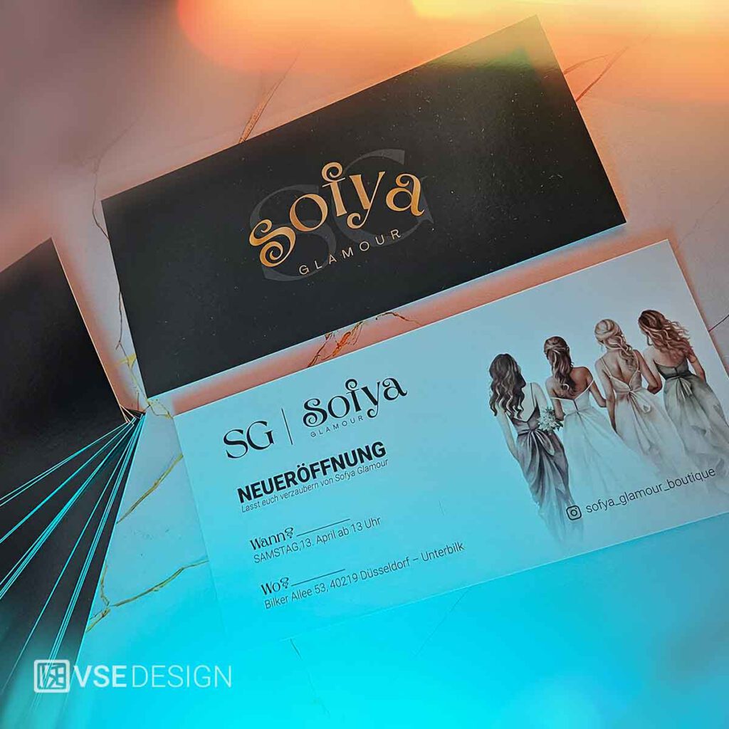 Sofya Glamour Einladungen