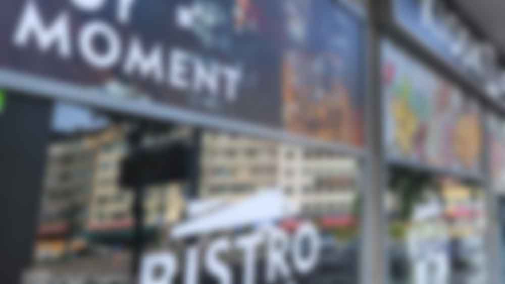 Bistro01 Kiosk01 Fensterwerbung